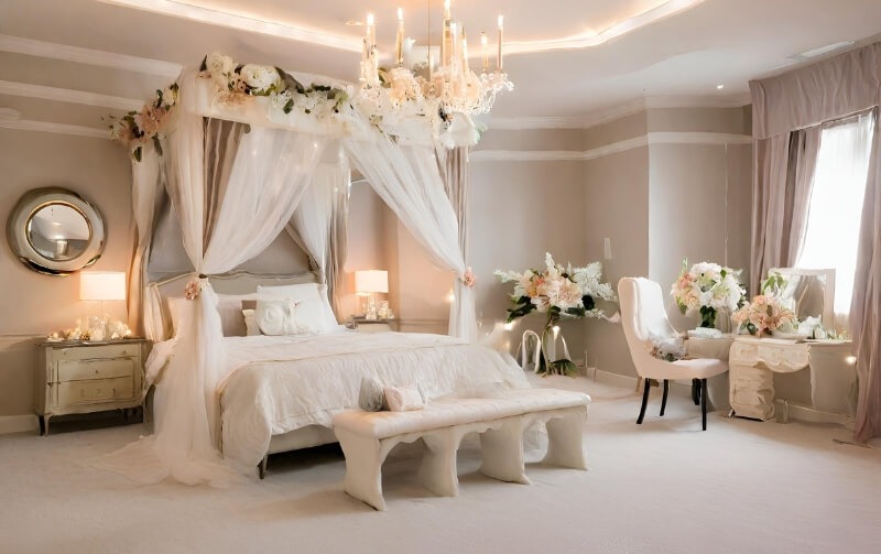 Trang trí phòng cưới phong cách tân cổ điển sang trọng