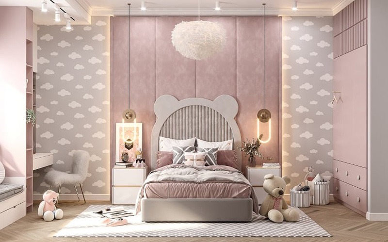 Thiết kế phòng ngủ của bé mang tính chất linh hoạt