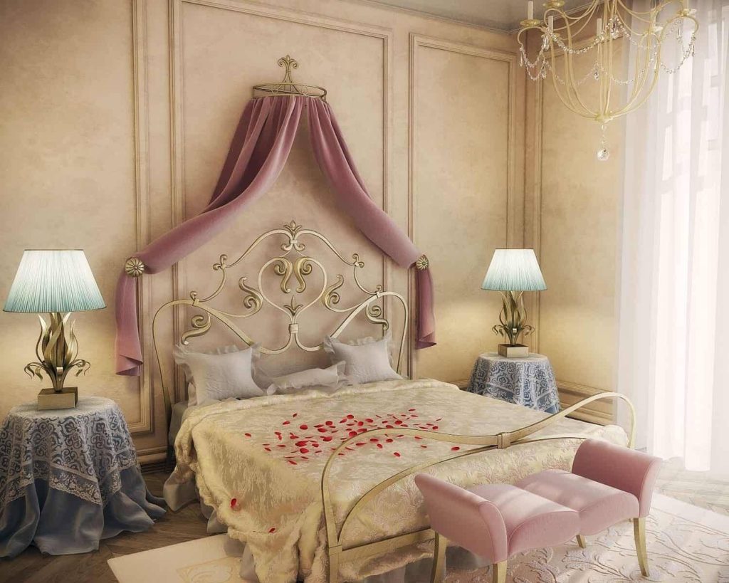 Một mẫu phòng cưới Vintage vô cùng xinh xắn